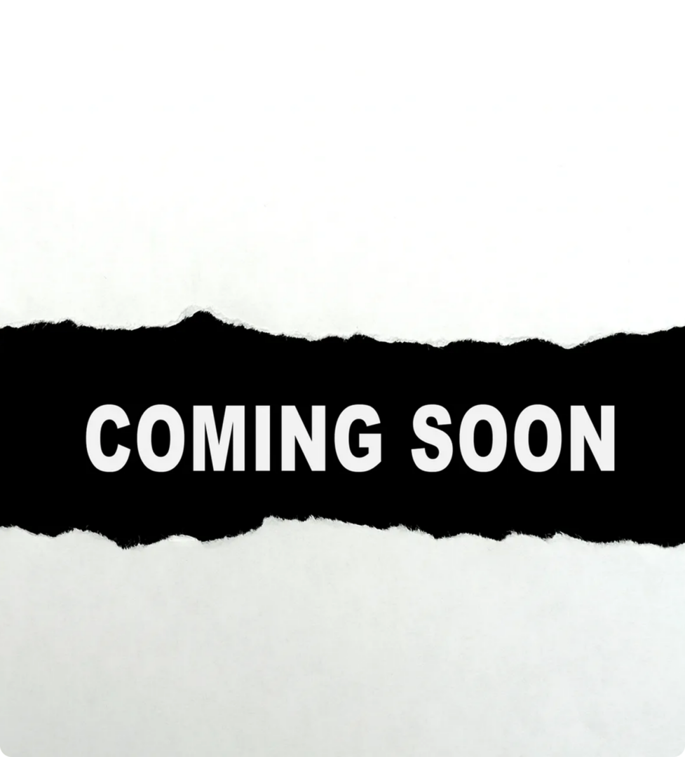Coming soon message with ripped paper effect